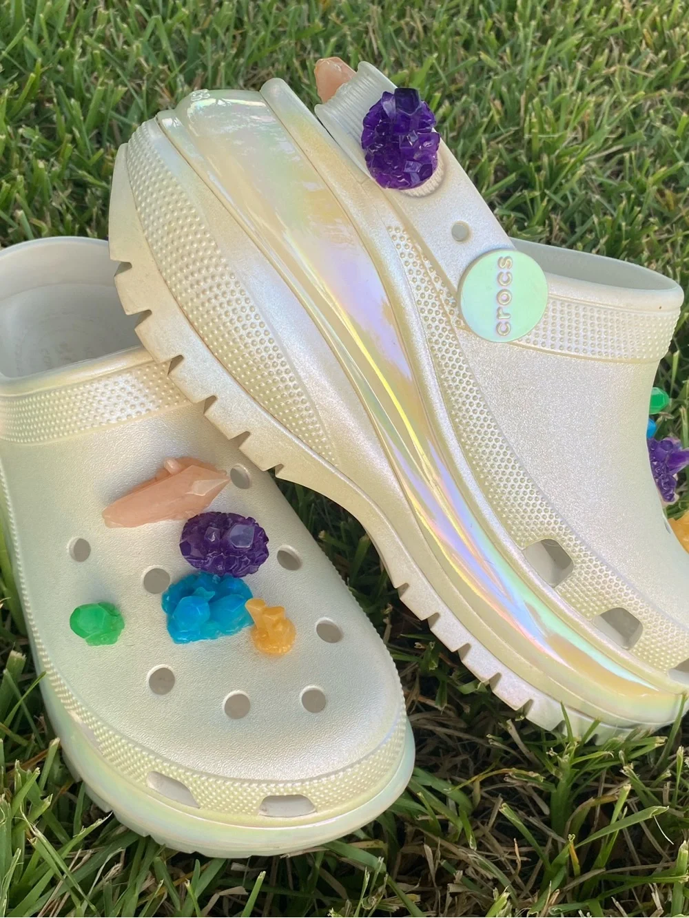 Crocs Classic Mega Crush Clog Lil Nas X Iridescent M10 W12
